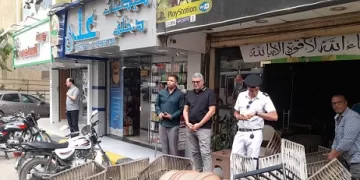  حملة مكبرة على المقاهي والمحال المخالفة بحي الطالبية