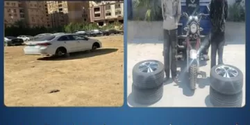أجهزة الأمن بالقاهرة تضبط مرتكبي واقعة «سرقة إطارات سيارة» بزهراء المعادي