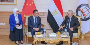 النائب العام يستقبل نظيره لمدينة «جوانزو» الصينية لبحث التعاون القضائي ومكافحة الجريمة السيبرانية