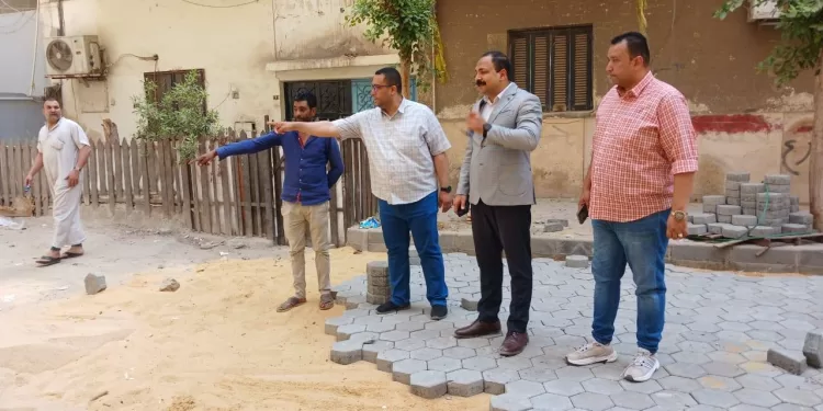 رئيس حي العجوزة يتفقد أعمال التطوير بالشوارع المحيطة بمبنى المحافظة