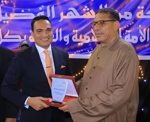 المهندس إبراهيم ضيف يهنئ العمدة الحاج شهدي فرج بمناسبة صدور قرار تعيينه عمدة لناحية كفر طناح