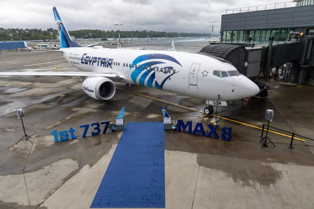 مصر للطيران تبدأ حقبة جديدة بتسلم أولى طائرات «بوينج B737-8Max» 5 - جريدة الجمهورية WhatsApp Image 2026 05 03 at 1.45.50 PM 1 - جريدة الجمهورية
