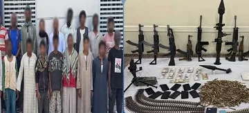 مصرع شقي خطر وضبط 24 متهمًا من عصابات «خام الذهب».. سقطوا بصحراء قنا بأموال محلية وأجنبية ومضبوطات بـ50 مليونًا