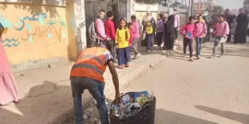 حملات مكبرة بأبو النمرس لرفع مستوي النظافة 3 - جريدة الجمهورية حملات مكبرة بأبو النمرس لرفع مستوي النظافة