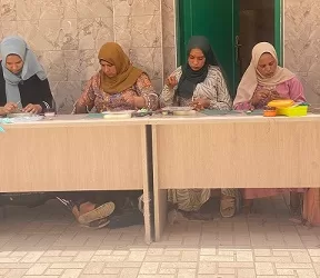 ختام دورة تدريبية لإعادة تدوير الجلود ببحيرة لدعم تمكين المرأة
