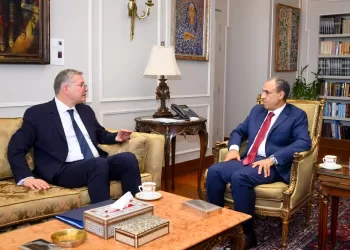 وزير الخارجية يستقبل وزير البترول والثروة المعدنية
