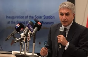 المتحف المصري الكبير يدشن محطة للطاقة الشمسية