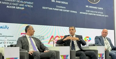 رئيس «تصديري الأثاث» بمعرض كافكس: المصانع المصرية قادرة على تجهيز 500 ألف غرفة فندقية بجودة عالمية 1 - جريدة الجمهورية رئيس «تصديري الأثاث» بمعرض كافكس: المصانع المصرية قادرة على تجهيز 500 ألف غرفة فندقية بجودة عالمية