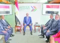 الرئيس يشيد بمشروعات الشركة فى قطاع الموانئ بمصر