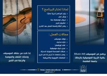 لطلاب الموهبة والإبداع.. برنامج «فن الموسيقى» بجامعة العاصمة يفتح آفاقاً جديدة للتميز العالمي