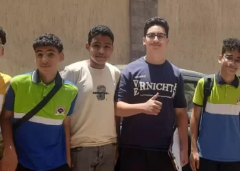ارتياح بين طلاب الإعدادية بالإسكندرية بعد امتحاني الجبر والحاسب الآلي