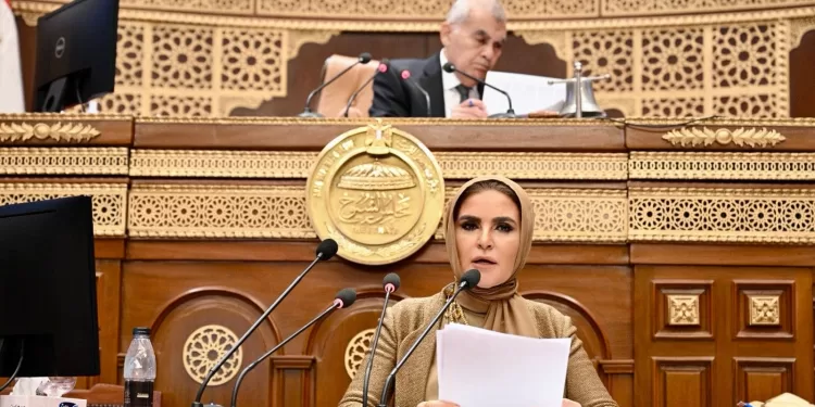 الدكتورة سحر نصر تعرض أمام مجلس الشيوخ دراسة الأثر التشريعي لقانون الشركات