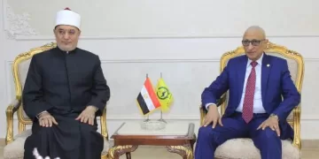 محافظ شمال سيناء يستقبل مفتي الجمهورية لبحث تعزيز الوعي ونشر الفكر الوسطي