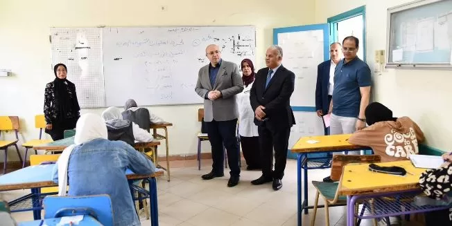 محافظ الفيوم يتفقد لجان الإعدادية ويوجه برفع الإشغالات حول المدارس 3 - جريدة الجمهورية 4 19 - جريدة الجمهورية