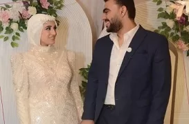 تهنئة رقيقة بالزفاف السعيد..  «دينا و محمود»