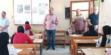 في اليوم الأخير للشهادة الإعدادية ببني سويف.. الفولي يتابع لجان «الهندسة» ويعلن بدء التصحيح غداً