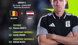 صافرة برازيلية تقود مواجهة مصر وبلجيكا في مونديال ٢٠٢٦ وكولينا يُعلن طاقم التحكيم