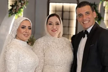 الدكتورة «روح الفؤاد محمد» تهنئ «الدكتورة يارا والمهندس بلال» بالزفاف السعيد