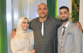 تهنئة بالزفاف السعيد.. «وليد وسلمى»