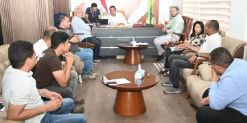 جهازا العاشر من رمضان وبدر يناقشان الحلول الفنية لخط مياه الري المعالج