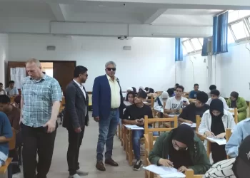 انتظام امتحانات جامعة حلوان التكنولوجية الدولية وسط إجراءات تنظيمية ورقابية متكاملة 6 - جريدة الجمهورية انتظام امتحانات جامعة حلوان التكنولوجية الدولية وسط إجراءات تنظيمية ورقابية متكاملة