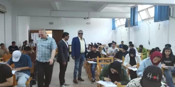 انتظام امتحانات جامعة حلوان التكنولوجية الدولية وسط إجراءات تنظيمية ورقابية متكاملة