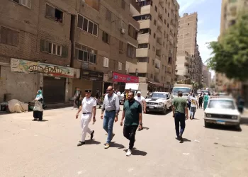 رفع 123 حالة إشغال من شارع الدكتور لاشين بالهرم 2 - جريدة الجمهورية رفع 123 حالة إشغال من شارع الدكتور لاشين بالهرم