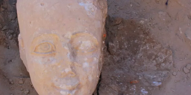 الكشف عن عناصر معمارية جديدة من معبد القصر القديم بالواحات البحرية