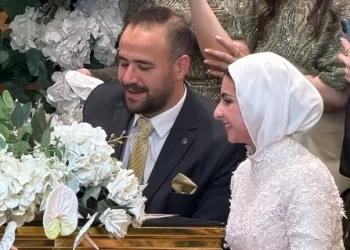 ليلة بهجة ومحبة.. عقد قران المهندس محمد كابتن منتخب مصر لكرة الماء والآنسة يارا 4 - جريدة الجمهورية ليلة بهجة ومحبة.. عقد قران المهندس محمد كابتن منتخب مصر لكرة الماء والآنسة يارا
