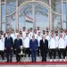 الرئيس السيسي يستقبل بمدينة العلمين لاعبي المنتخب الوطني لكرة القدم والجهازين الفني والإداري