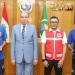 محافظ المنيا يُكرم طاقم إسعاف أنقذ حياة شاب وردّ أمانة بـ 800 ألف جنيه