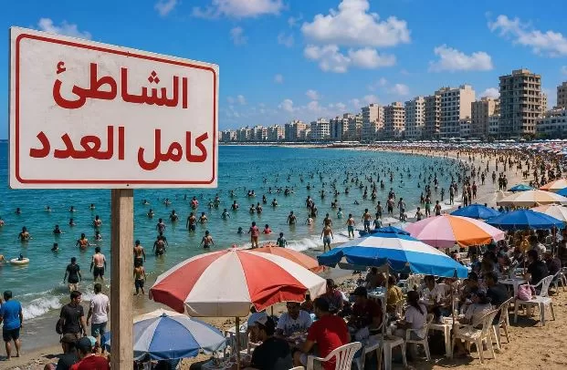 الإسكندرية تستقبل 2.3 مليون مصطاف وشواطئها تسجل نسبة إشغال 100%