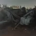 إزالة مبنى مخالف على مساحة 800 متر بكورنيش النيل في الوراق