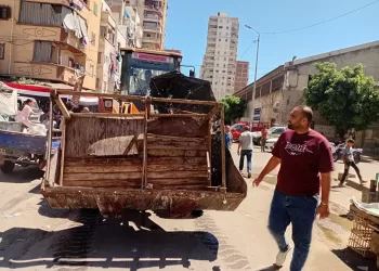حملات صباحية ومسائية بالإسكندرية لفرض الانضباط بالشارع السكندري إزالة والتحفظ على 6986 حالة إشغال بالأسواق والشوارع 3 - جريدة الجمهورية حملات صباحية ومسائية بالإسكندرية لفرض الانضباط بالشارع السكندري إزالة والتحفظ على 6986 حالة إشغال بالأسواق والشوارع