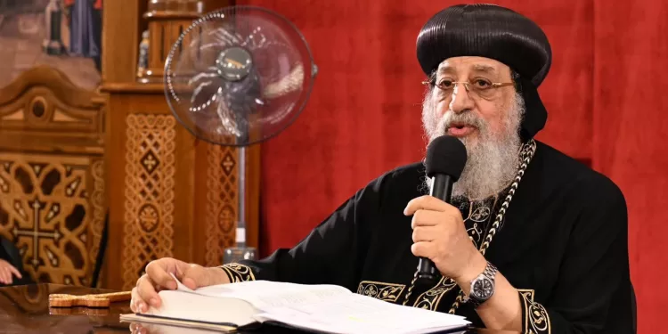 البابا تواضروس: ثورة 30 يونيو أنقذت الوطن من مصير مجهول