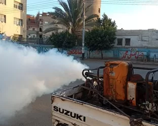 تكثيف حملات رش الناموس والحشرات بالشرقية