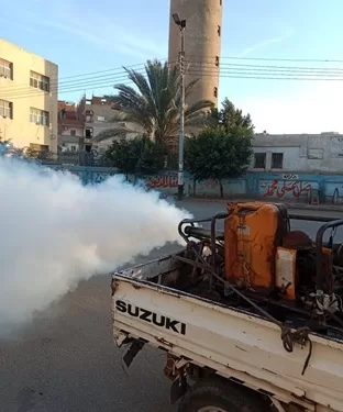 تكثيف حملات رش الناموس والحشرات بالشرقية