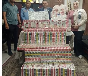 ضبط 3010 علب سجائر مهربة ومجهولة المصدر بالإسكندرية 18 - جريدة الجمهورية مليون زائر يغزون شواطئ الإسكندرية هرباً من الحر.. ونسبة الإشغال تصل لـ100%