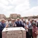 محافظ الإسكندرية ونقيب المهندسين يضعان حجر الأساس للنادي الجديد ببرج العرب