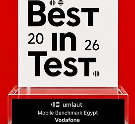 ڤودافون تحصد شهادة «أفضل شبكة في مصر» من umlaut للعام الرابع على التوالي