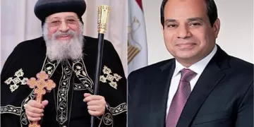 البابا تواضروس يهنئ الرئيس السيسي بذكرى ثورة 23 يوليو