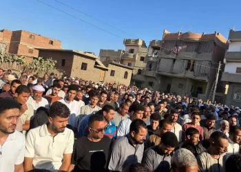 الفيوم تشيع ضحايا حادث الرياض