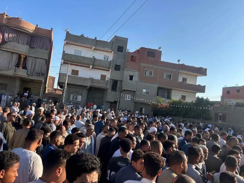 الفيوم تشيع ضحايا حادث الرياض