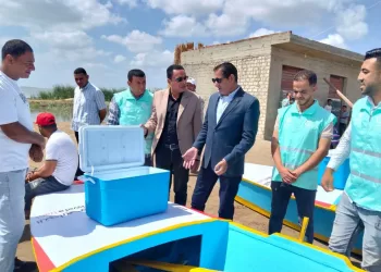تسليم 11 مركب صيد لصغار الصيادين بقرية «الحنفي» في بلطيم ضمن «مراكب النجاة»