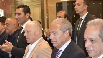 جوهر يشهد حفل تكريم المنتخب الوطني باستاد القاهرة بعد الإنجاز التاريخي