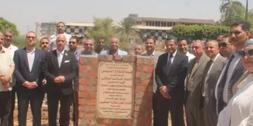 وضع حجر أساس النادي النهري لنقابة الصحفيين بأسيوط وتعزيز التعاون مع الجامعة والمحافظة