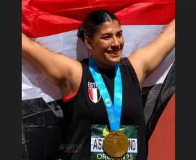 جوهر يهنئ رئيس اتحاد ألعاب القوى وأسيل أسامة بتتويجها بذهبية بطولة العالم عبر الفيديو كونفرانس