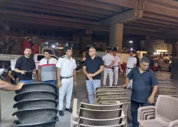 غلق وتشميع ومصادرة.. حملات مكثفة على المقاهي والمحلات المخالفة بالطالبية