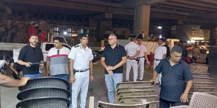 غلق وتشميع ومصادرة.. حملات مكثفة على المقاهي والمحلات المخالفة بالطالبية