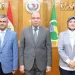 محافظ المنيا يكرم وكيل وزارة الصحة السابق ويستقبل وكيلة الوزارة الجديدة